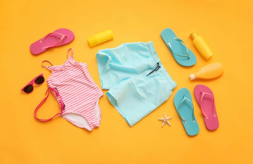 Swimsuit for a boy and girl