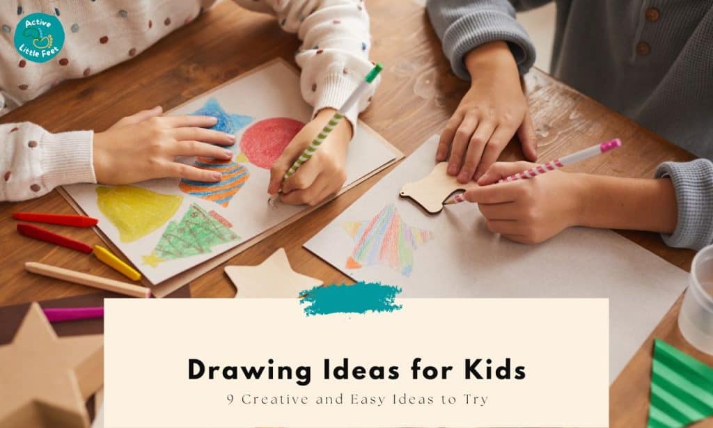 Kids drawing and coloring