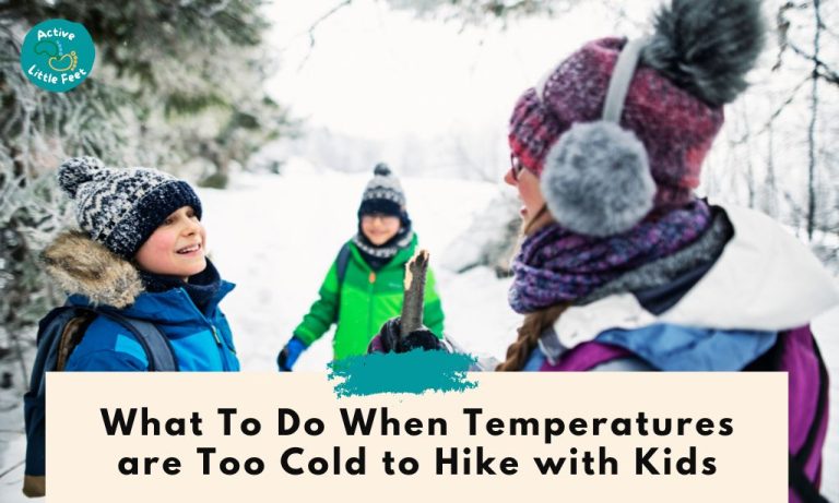 What To Do When Temperatures are Too Cold to Hike with Kids