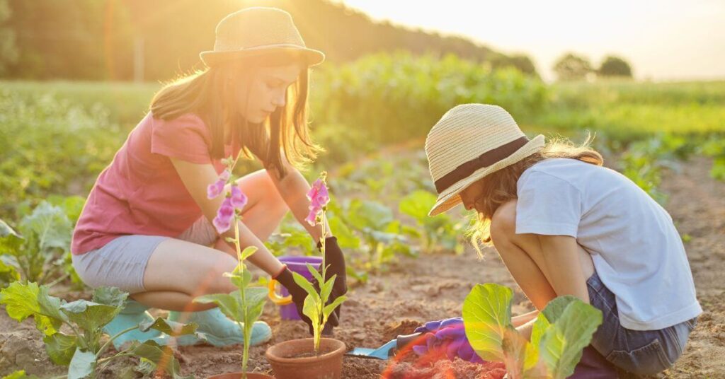 Include teens in gardening and other home activities