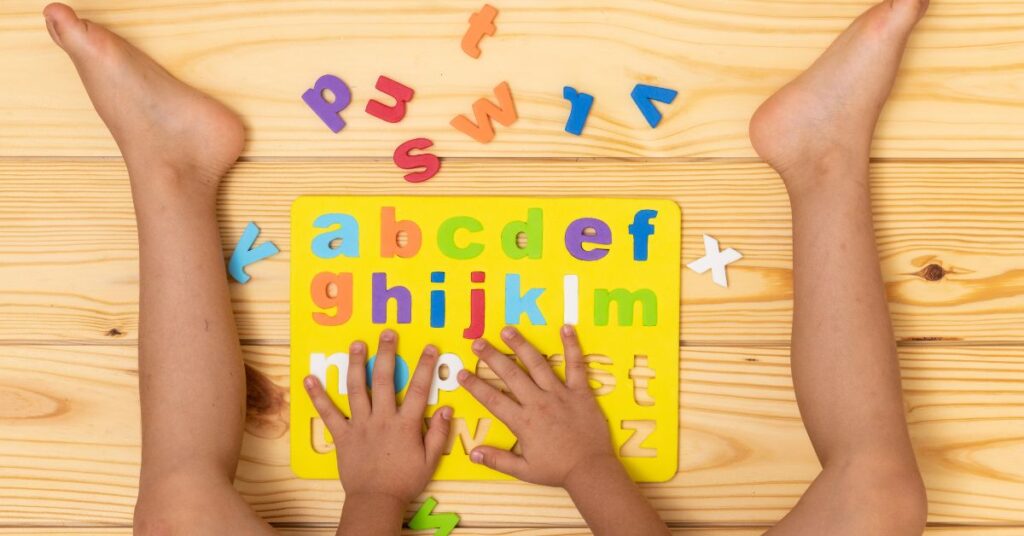 Teaching Alphabet Sounds to Preschoolers - multi sensory activity