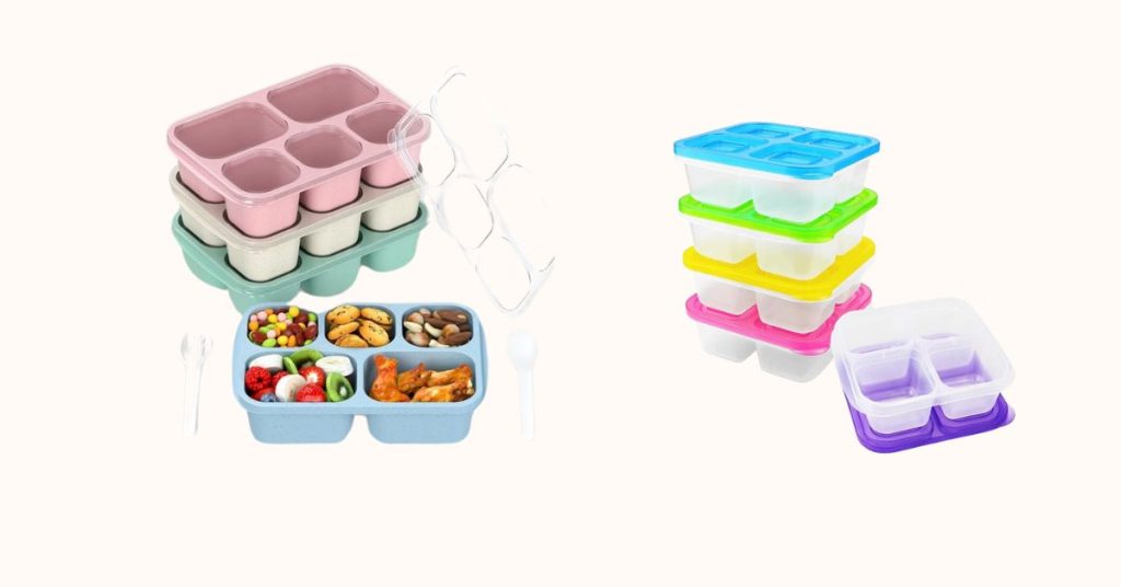 Bento Snack Boxes travel container for aiplane