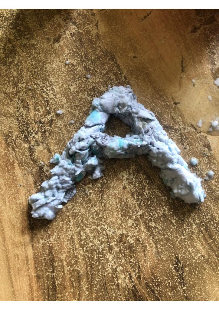 Letter A mold